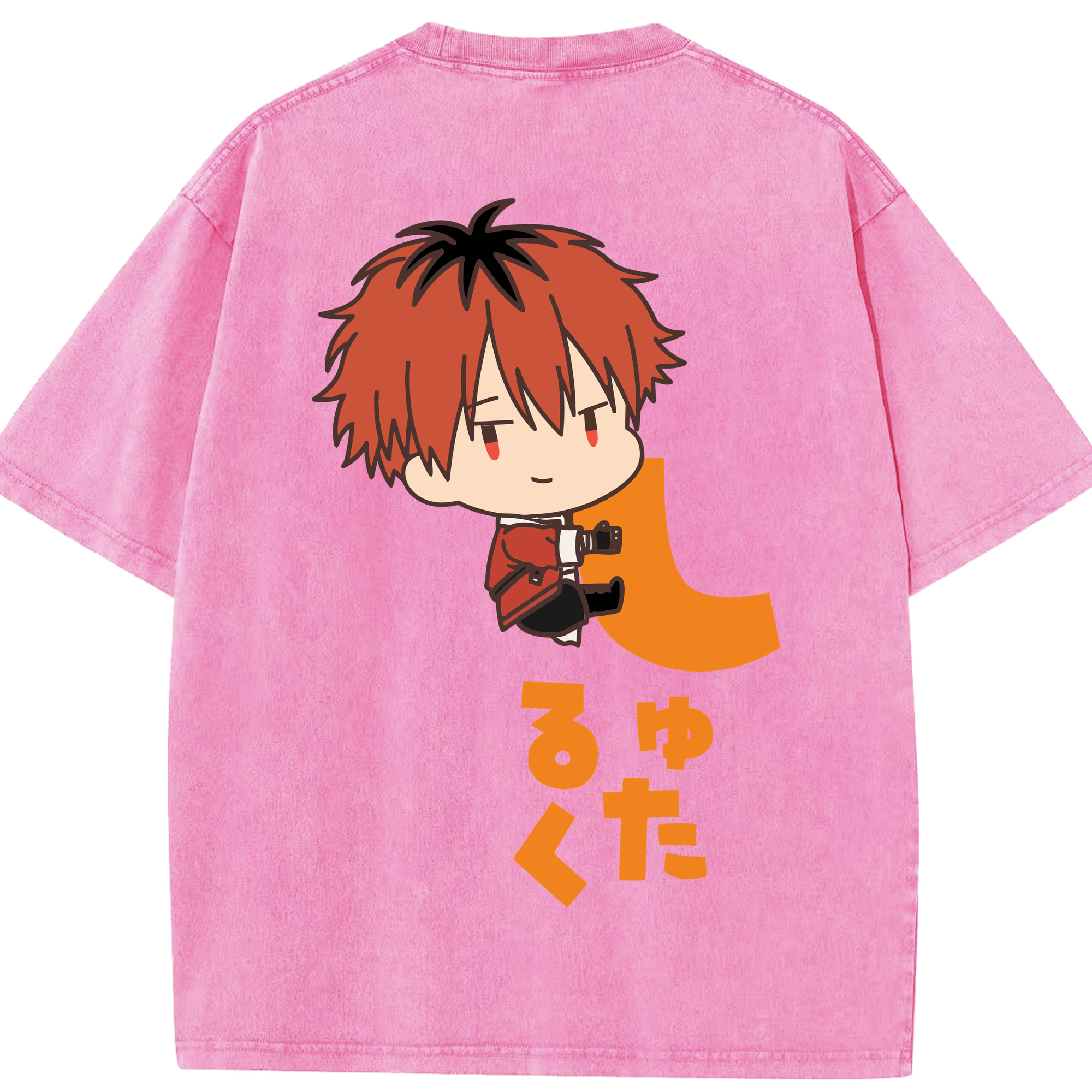 （画像用） 葬送のフリーレン Frieren 綿100% ヴィンテージ風 半袖Tシャツ（背面プリント）